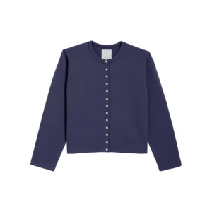 Cotton Long-Sleeved Cardigan