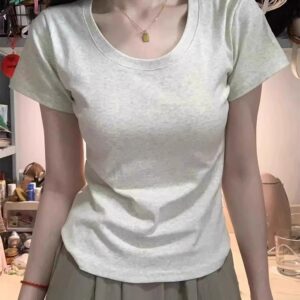 White Short-Sleeved Women's T-Shirt