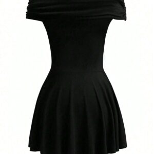 Pure And Alluring Collarbone Dress