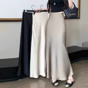 A-Line Bodycon Fishtail Maxi Skirt