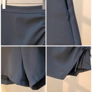 A-Line Pencil Skirt With Drawstring